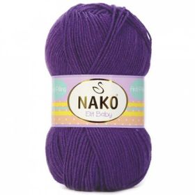 Nako Elit Baby 10253 Plum Purple El Örgü İpi
