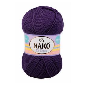 Nako Elit Baby 10253 Plum Purple El Örgü İpi