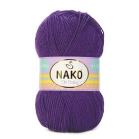 Nako Elit Baby 10253 Plum Purple El Örgü İpi