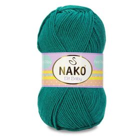 Nako Elit Baby 10327 Koyu Yeşil El Örgü İpi