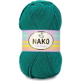 Nako Elit Baby 10327 Koyu Yeşil El Örgü İpi