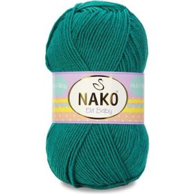 Nako Elit Baby 10327 Koyu Yeşil El Örgü İpi