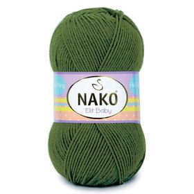Nako Elit Baby 10665 Çam Yeşili El Örgü İpi