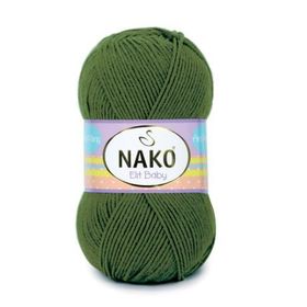 Nako Elit Baby 10665 Çam Yeşili El Örgü İpi