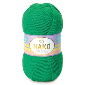 Nako Elit Baby 1594 Yeşil El Örgü İpi