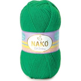 Nako Elit Baby 1594 Yeşil El Örgü İpi