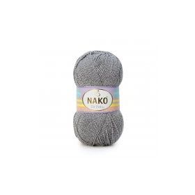 Nako Elit Baby 21353 Gri Beyaz Muline El Örgü İpi