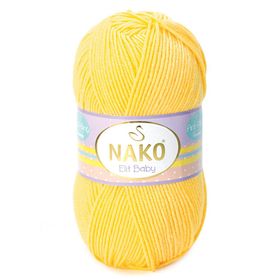 Nako Elit Baby 2857 Sarı El Örgü İpi