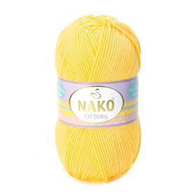 Nako Elit Baby 2857 Sarı El Örgü İpi