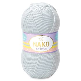 Nako Elit Baby 4672 Açık Gri El Örgü İpi