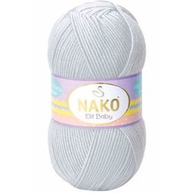 Nako Elit Baby 4672 Açık Gri El Örgü İpi