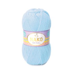 Nako Elit Baby 4687 Bebek Mavisi El Örgü İpi