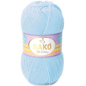 Nako Elit Baby 4687 Bebek Mavisi El Örgü İpi
