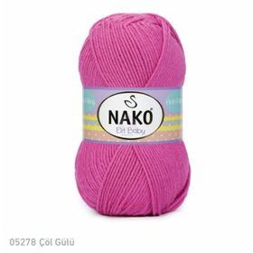 Nako Elit Baby 5378 Pembe El Örgü İpi