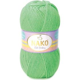 Nako Elit Baby 5956 Yeşil 5'li El Örgü İpi