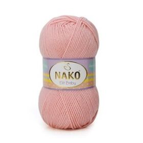 Nako Elit Baby 6165 Pudra El Örgü İpi