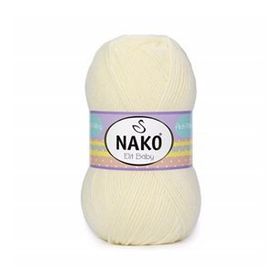 Nako Elit Baby 99064 Ekru El Örgü İpi