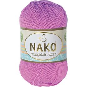 Nako Hoşgeldin Soft 1249 Gül El Örgü İpi