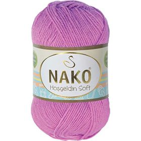 Nako Hoşgeldin Soft 1249 Gül El Örgü İpi