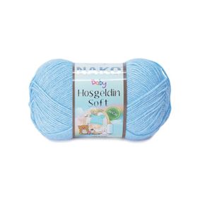 Nako Hoşgeldin Soft 214 Ufuk Mavisi El Örgü İpi