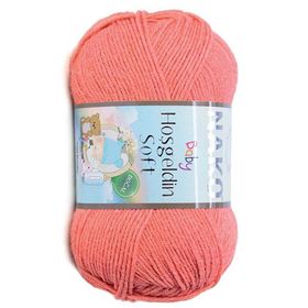 Nako Hoşgeldin Soft 3655 Mercan El Örgü İpi