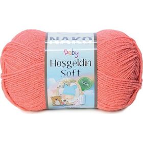 Nako Hoşgeldin Soft 3655 Mercan El Örgü İpi