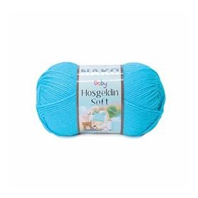 Nako Hoşgeldin Soft 5014 Turkuaz El Örgü İpi