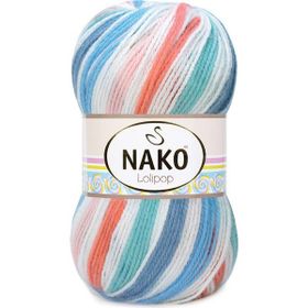 Nako Lolipop 81486 Renkli El Örgü İpi