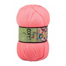 Nako Lüks Minnoş 11157 Neon Mercan El Örgü İpi