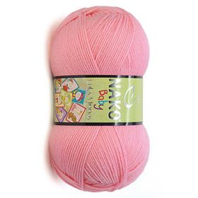 Nako Lüks Minnoş 2244 Barby Pembe El Örgü İpi