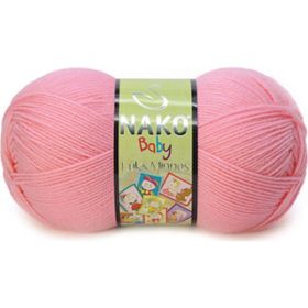 Nako Lüks Minnoş 2244 Barby Pembe El Örgü İpi