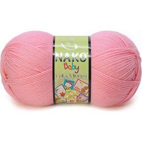 Nako Lüks Minnoş 2244 Barby Pembe El Örgü İpi