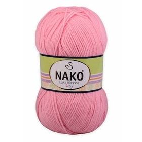 Nako Lüks Minnoş 2244 Barby Pembe El Örgü İpi