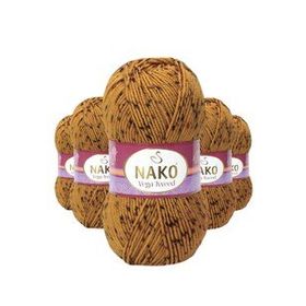 Nako No: 31750 5 Adet Vega Tweed Premium Akrilik El Örgü İpi Yünü