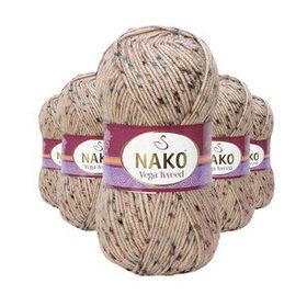 Nako No: 31751 5 Adet Vega Tweed Premium Akrilik El Örgü İpi Yünü