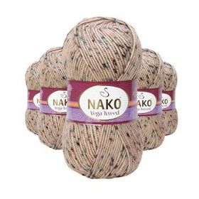 Nako No: 31751 5 Adet Vega Tweed Premium Akrilik El Örgü İpi Yünü