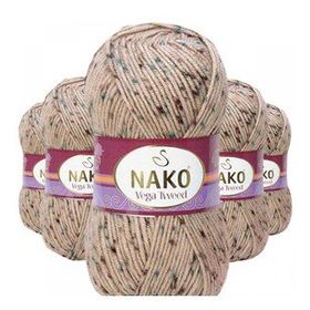 Nako No: 31751 5 Adet Vega Tweed Premium Akrilik El Örgü İpi Yünü