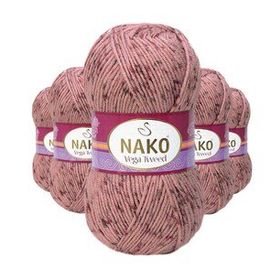 Nako No: 31760 5 Adet Vega Tweed Premium Akrilik El Örgü İpi Yünü