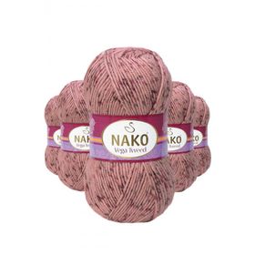 Nako No: 31760 5 Adet Vega Tweed Premium Akrilik El Örgü İpi Yünü