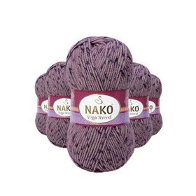 Nako No: 31763 5 Adet Vega Tweed Premium Akrilik El Örgü İpi Yünü