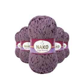 Nako No: 31763 5 Adet Vega Tweed Premium Akrilik El Örgü İpi Yünü