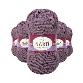 Nako No: 31763 5 Adet Vega Tweed Premium Akrilik El Örgü İpi Yünü