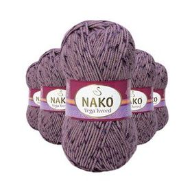 Nako No: 31763 5 Adet Vega Tweed Premium Akrilik El Örgü İpi Yünü