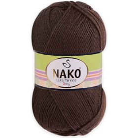 Nako Rekor 1182 Kahverengi El Örgü İpi