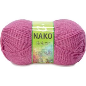 Nako Rekor 180 Dusky Pink El Örgü İpi