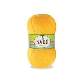 Nako Rekor 184 Sarı El Örgü İpi