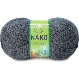 Nako Rekor 193 Koyu Gri Melanj Örgü İpi