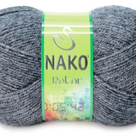 Nako Rekor 193 Koyu Gri Melanj Örgü İpi