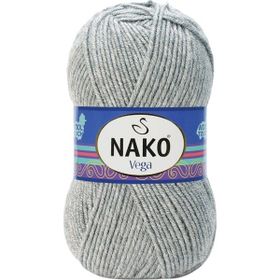 Nako Rekor 195 Açık Gri Melanj El Örgü İpi