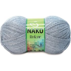 Nako Rekor 195 Açık Gri Melanj El Örgü İpi